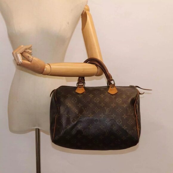 LOUIS VUITTON Monogram Speedy 30 Hand Bag - Picture 1 of 16